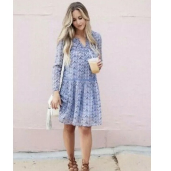 HOLDING HORSES ANTHROPOLOGIE BETONY FLORAL SWING DRESS SIZE 8 - Picture 5 of 15